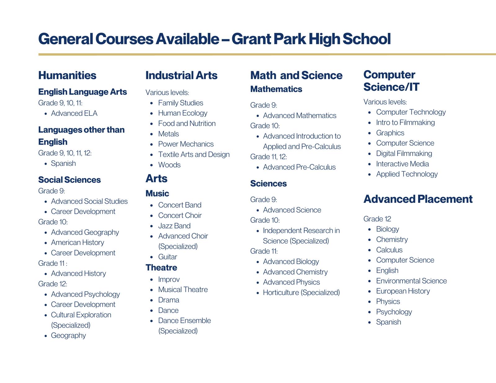 Grant Park High School